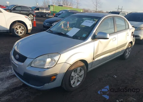 2007 Kia Rio Lx from USA, damaged, VIN KNADE123476191409